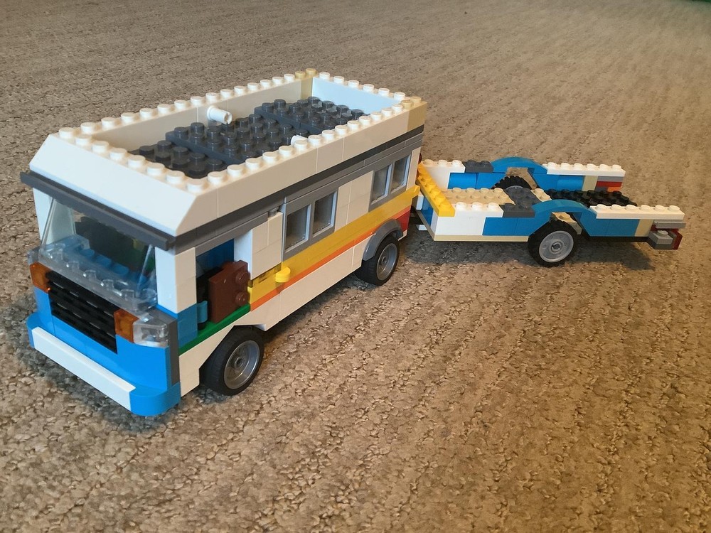 Lego Driving Camper and Trailer