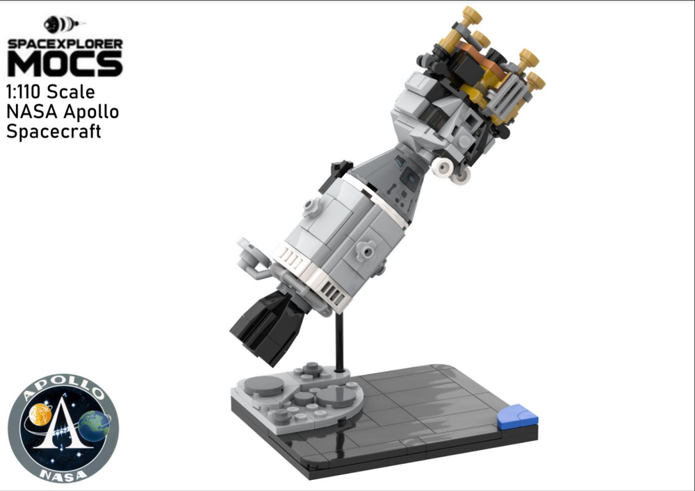 Lego 1:110 Scale Apollo CSM/LM