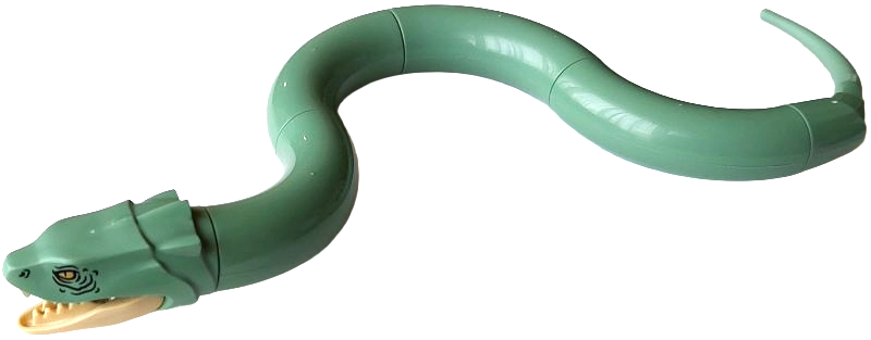 Lego Snake, Harry Potter (Basilisk Sand Green) - Brick Built