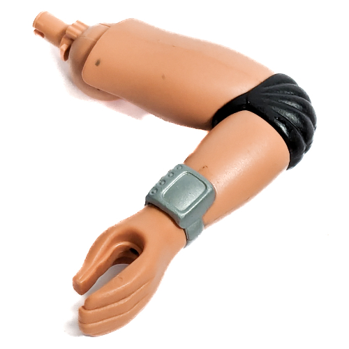 Lego Large Figure Limb, Arm, Silver Computer (Allegra) / Nougat