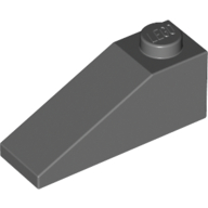 Lego Brick Sloped 33° 3 x 1 / Dark Bluish Gray