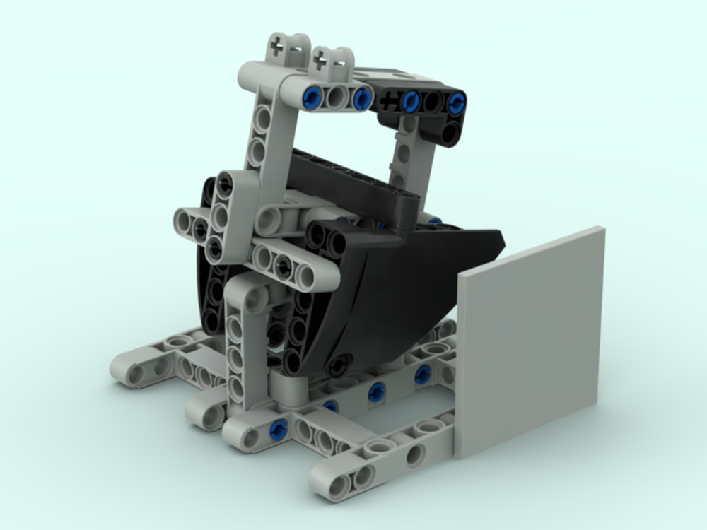 Lego Removable stand with a plaque for 42107