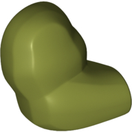 Lego Bigfig Arm, Right [Plain] / Olive Green