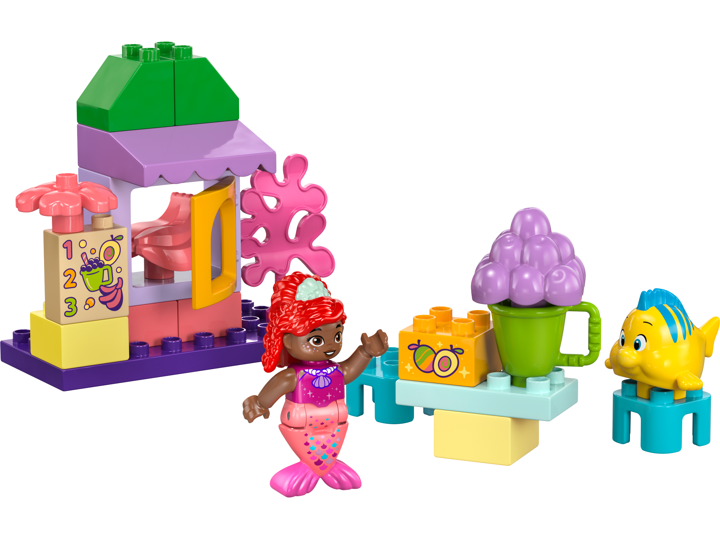 Lego Ariel and Flounder's Café Stand
