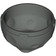 Lego Rock Arctic Globe, Bottom / Dark Gray