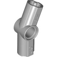Lego Technic Axle and Pin Connector Angled #3 - 157.5° / Light Bluish Gray