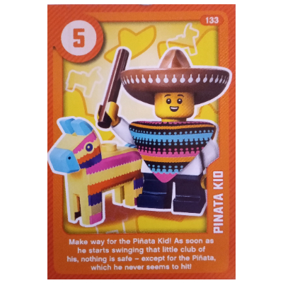 Lego Trading Card, Create the World Living Amazingly - Pinata Kid