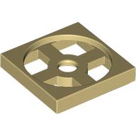 Lego Turntable 2 x 2 Plate, Base / Tan