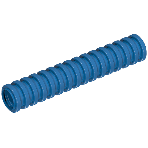 Lego Hose, Ribbed 7mm D. 5L / 4.0cm / Blue