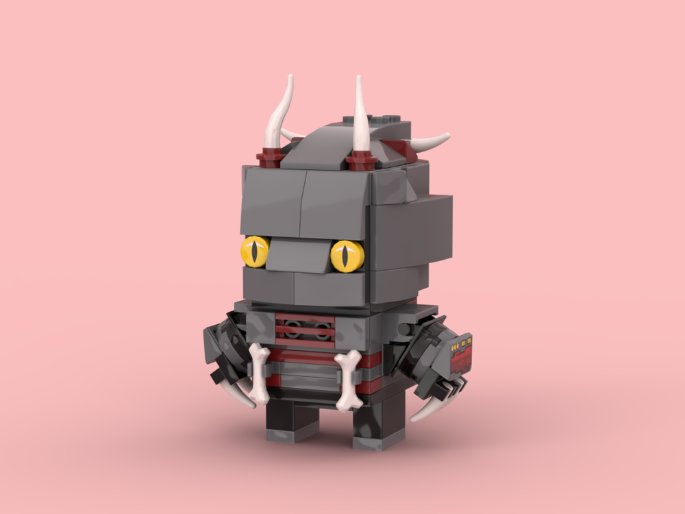 Lego Cartoon demon BrickHeadz Style