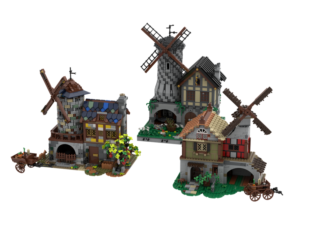 Lego Medieval Windmill Bundle