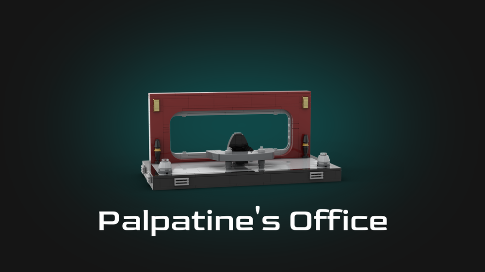 Lego Palpatine's Office diorama