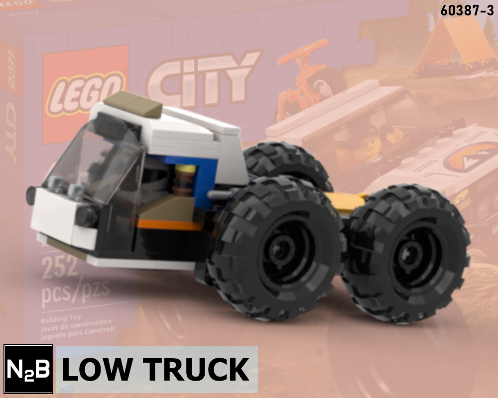 Lego 60387-3 Low Truck
