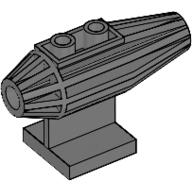 Lego Engine, Strakes, 2 Top Studs, 2 x 2 Bottom Tile / Dark Bluish Gray