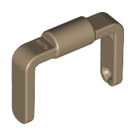 Lego Bucket 1 x 1 x 1 Handle / Dark Tan