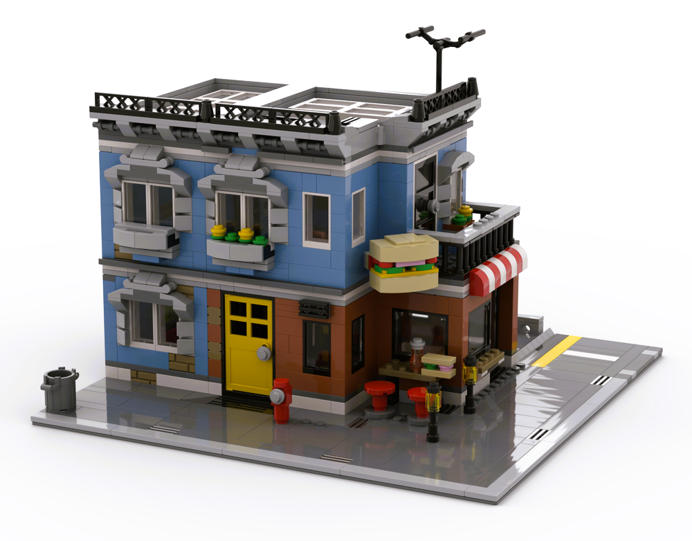 Lego Corner Deli Drive-In