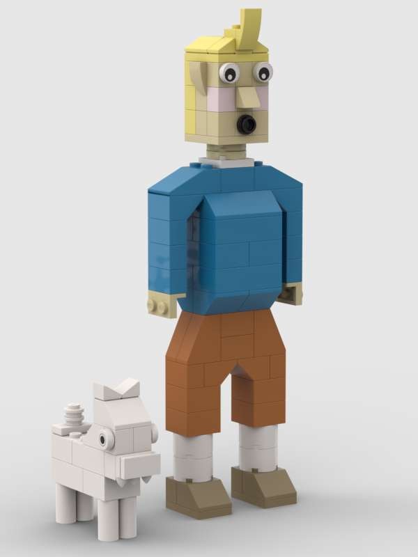 Lego Tintin & Milou (Snowy)