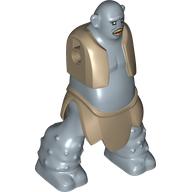 Lego BigFig Troll with Dark Tan Clothes Print / Sand Blue