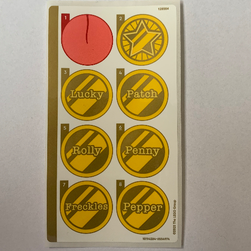 Lego Sticker Sheet for Set 43269-1