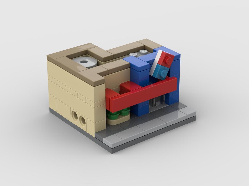 Lego Mini Modular - Domino's Pizza Shop