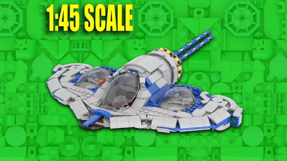 Lego 1:45 Minifigure Scale Gungan Bongo Submarine
