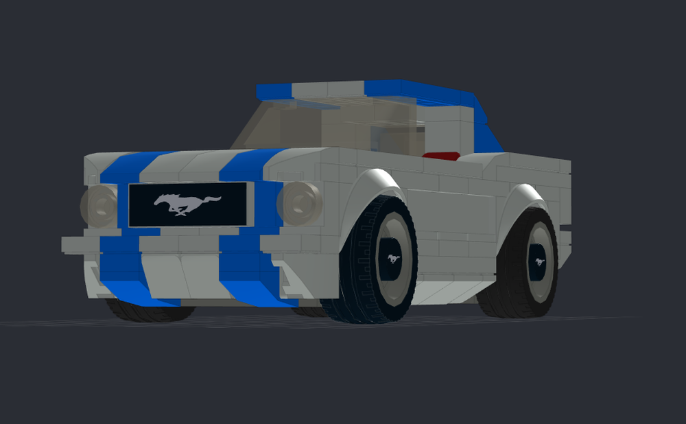 Lego 1966 Mustang With Shelby Stripes