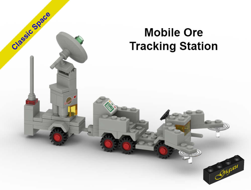 Lego Mobile Ore Tracking Vehicle