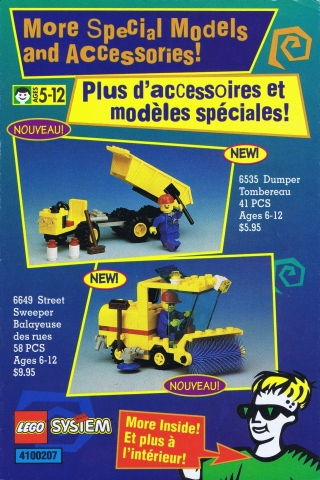 Lego 1995 Insert - Shop at Home - Canadian (4100207)