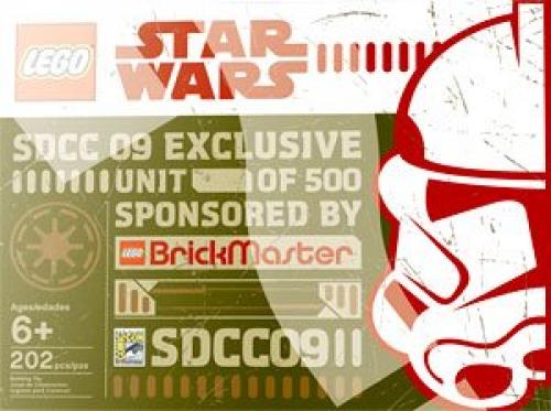 Lego Mini Republic Dropship & AT-TE Brickmaster SDCC 09 Exclusive