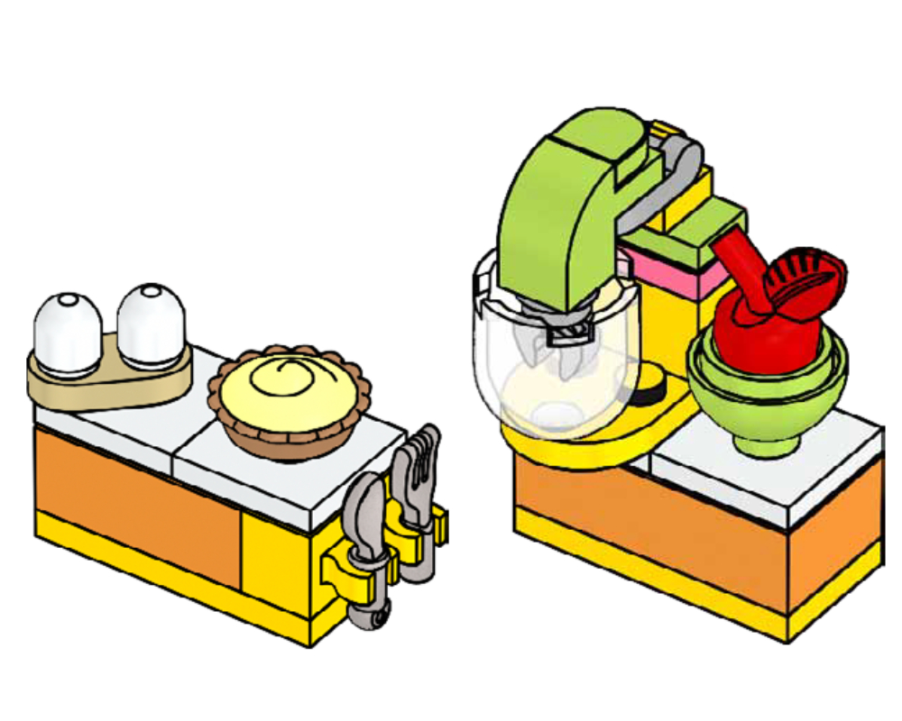 Lego Cake Kitchen