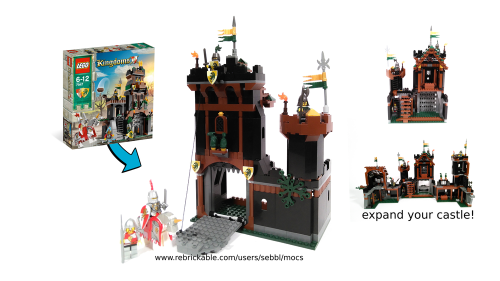 Lego 7947: Black Knight's Castle Front