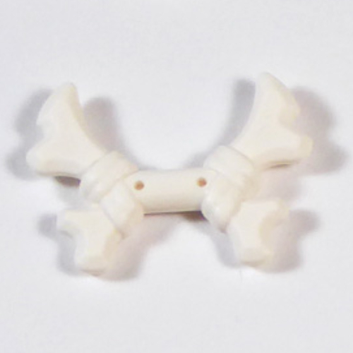 Lego Headwear Accessory, Cross Horns / Bones / White