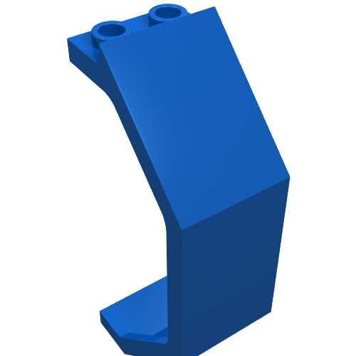 Lego Panel 3 x 2 x 6 / Blue