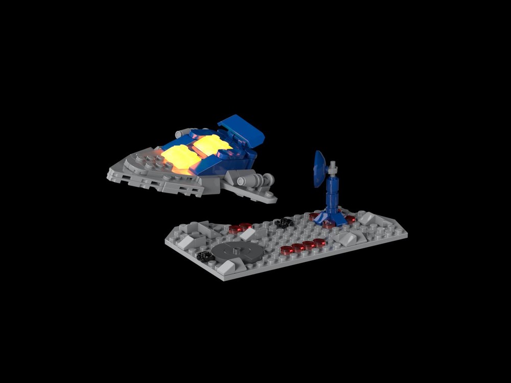 Lego Microscale Classic Spaceship