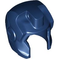 Lego Helmet Space with Open Face Angular, Top Hinge / Dark Blue