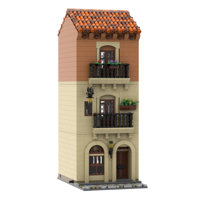 Lego Italian Street Series (Build 7) - No Interior
