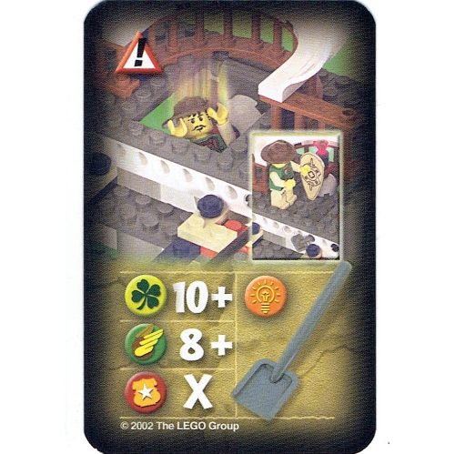 Lego Trading Card, Orient, Hazards - Trap Door