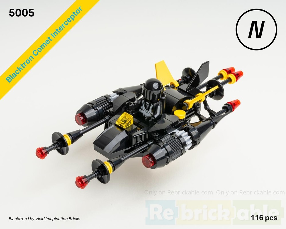 Lego Blacktron Comet Interceptor 5005