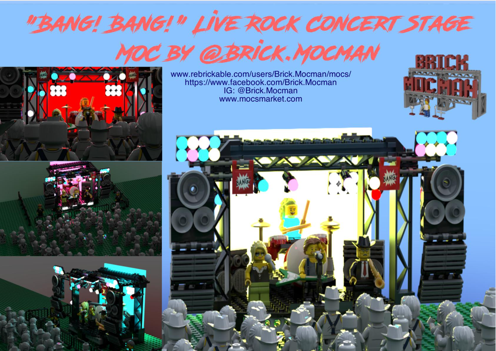 Lego Rock Concert Stage