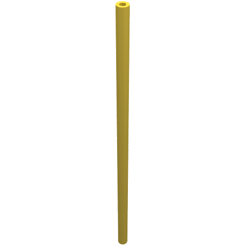 Lego Hose Rigid 3mm D. 11L / 8.8cm / Yellow