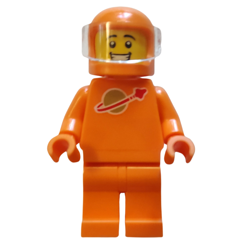 Lego Classic Space, Orange with 3626cpr1966 Head, Visor