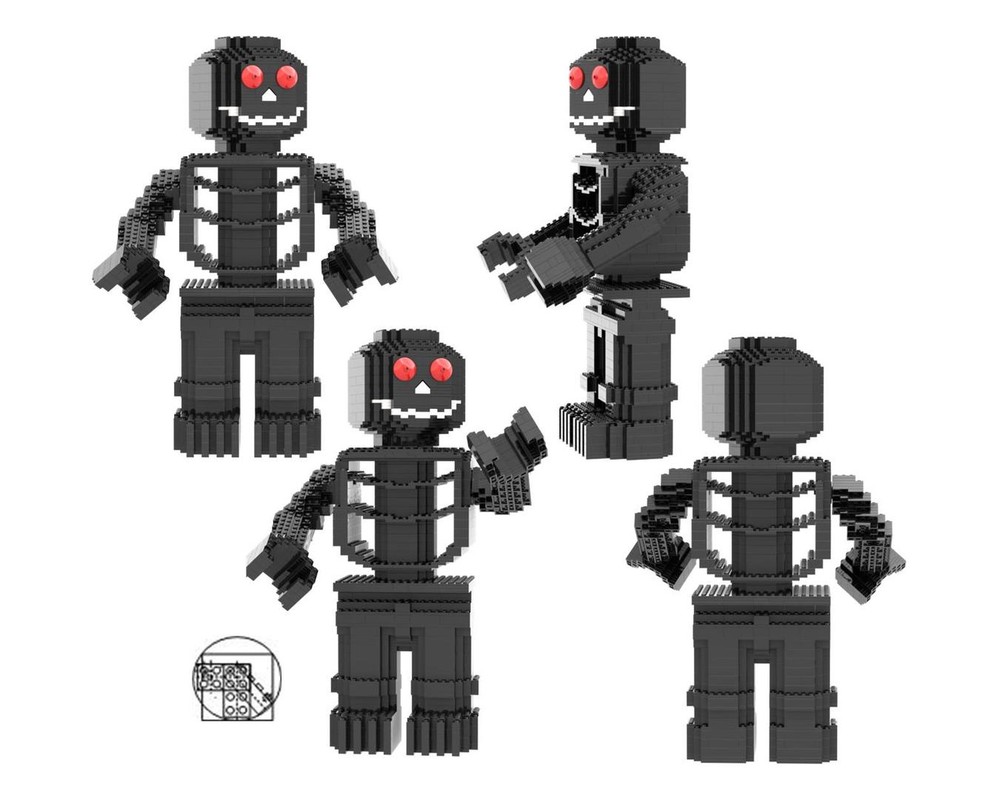 Lego Maxi Figure Black Skeletron