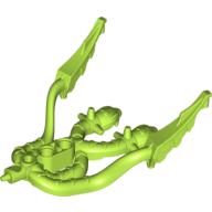 Lego Large Figure Shoulder Cover, Armor, Snake (Vastus) / Lime