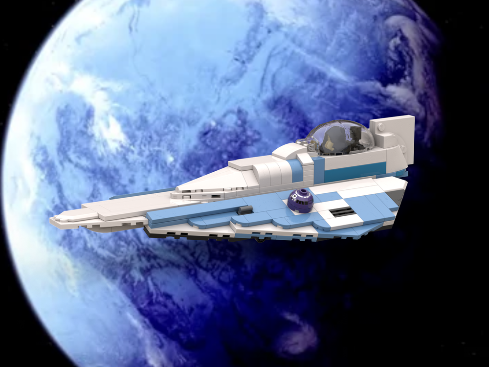 Lego Barriss Offee's Delta-7 Aethersprite-class Starfighter