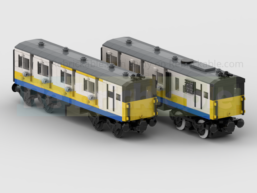 Lego Class 205 'Thumper' 2-Carriage DEMU Train