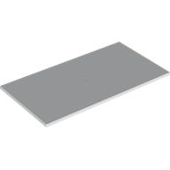 Lego Tile 8 x 16 with Smooth Surface / White
