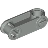 Lego Technic Axle and Pin Connector Perpendicular 3L with Pin Hole / Light Gray