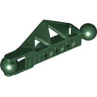 Lego Large Figure Skeletal, Limb, with 2 Ball Joints, and 3 Holes (Rahkshi) / Dark Green
