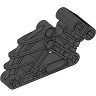 Lego Large Figure Skeletal, Torso, Beam 2 x 4 x 7 Angled / Black