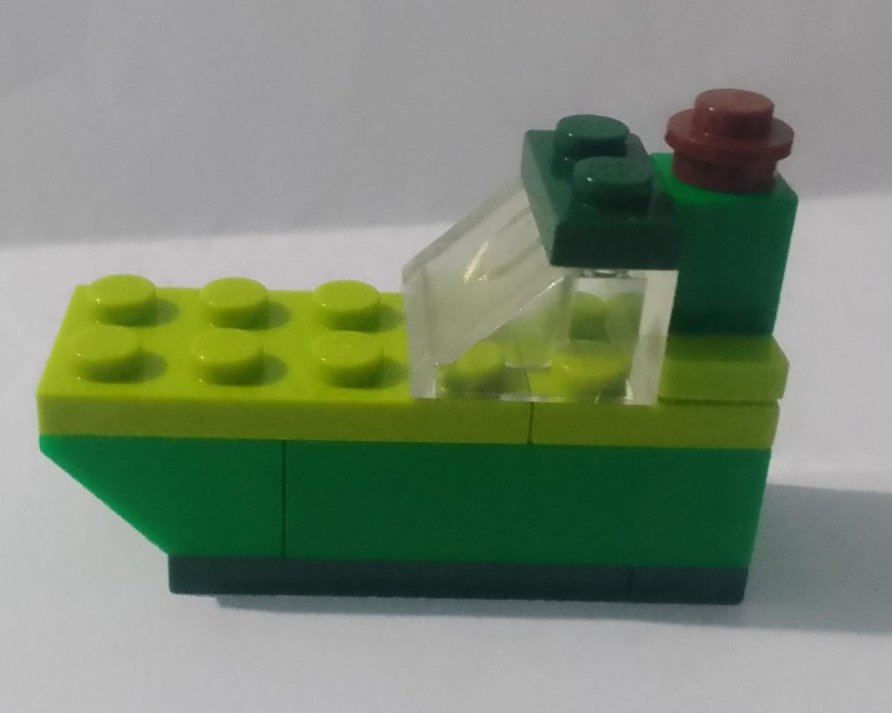 Lego Green Boat